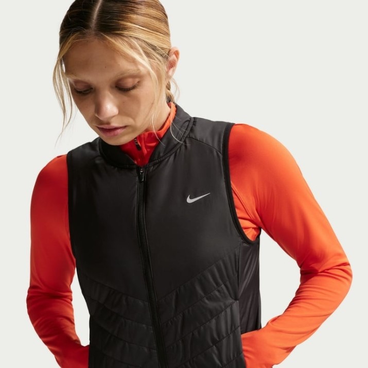 Женская жилетка Nike Tempo Repel Warm Black, s.XL