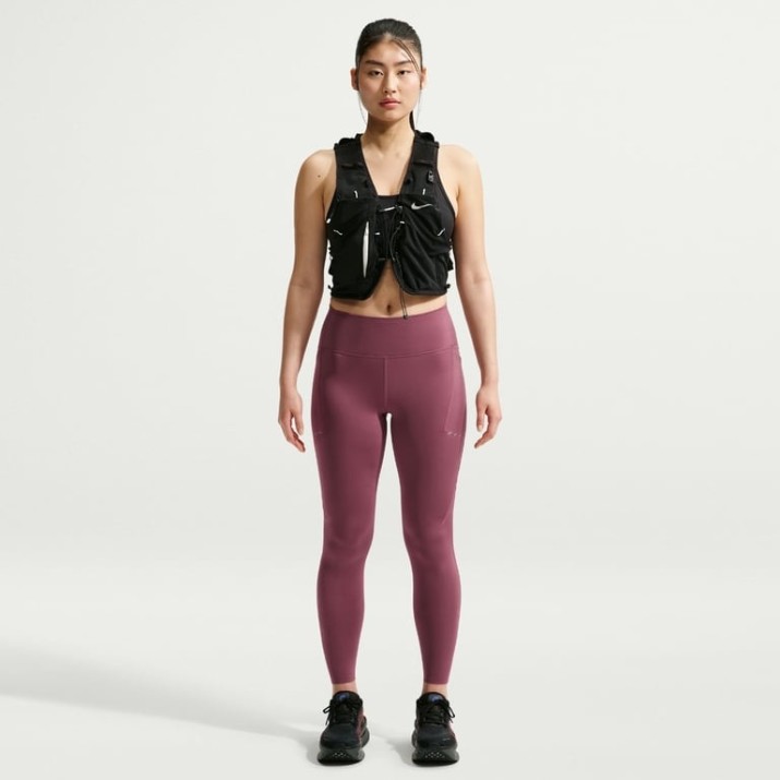 Женские леггинсы Nike Swift High-Waisted 7/8 Pink Smoke, s.XL