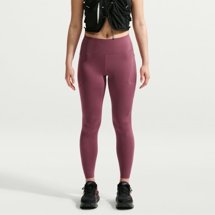 Jambiere damă Nike Swift High-Waisted 7/8 Pink Smoke, s.M