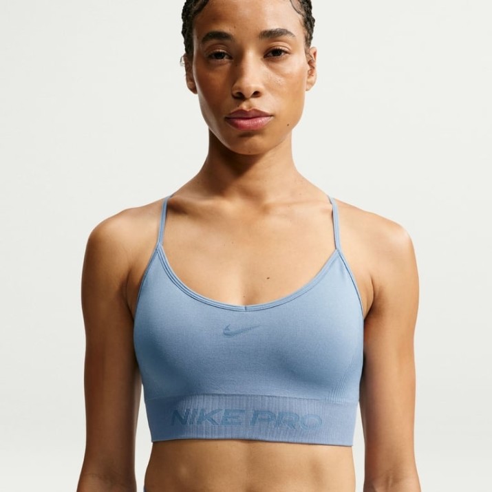 Топ Nike Pro Seamless Work Blue, s.L
