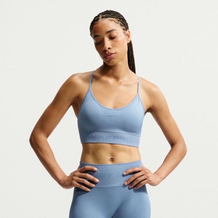 Топ Nike Pro Seamless Work Blue, s.XL