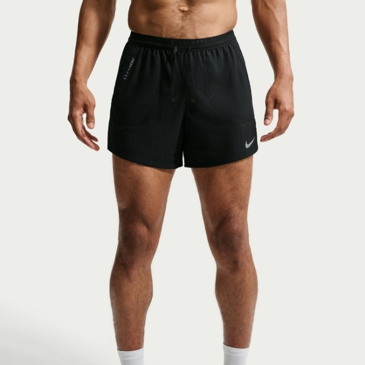 Pantaloni scurți pentru bărbați Nike Stride Aero-FIT 5 Black/Reflective Silver, s.S