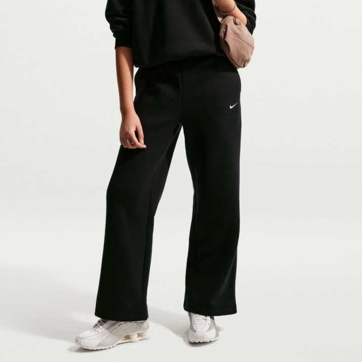 Детские спортивные штаны Nike G Sportswear Studio Fleece Black/White, s.XS