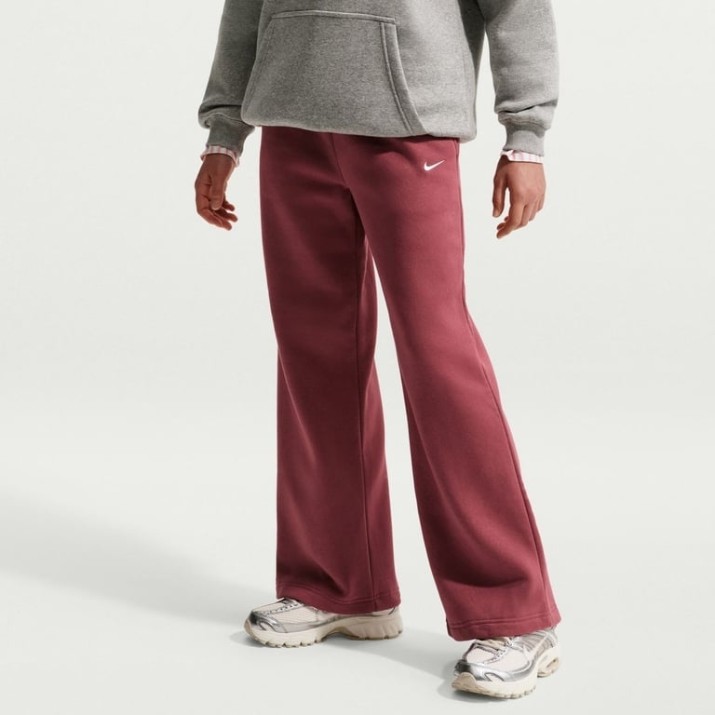 Детские спортивные штаны Nike G Sportswear Studio Fleece Pink Smoke/White, s.XL