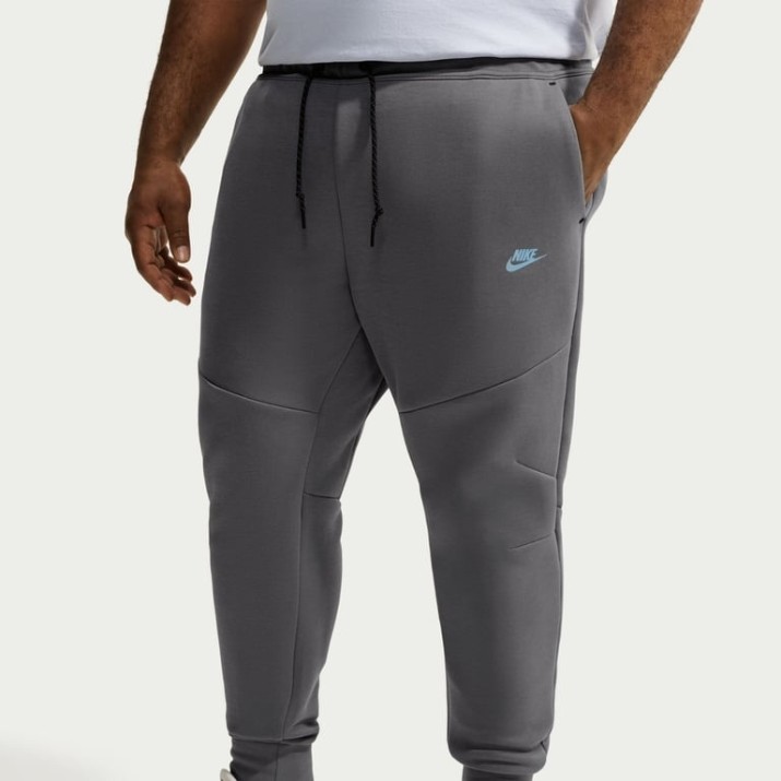 Мужские спортивные штаны Nike Tech Fleece Smoke Grey/Football Blue, s.M