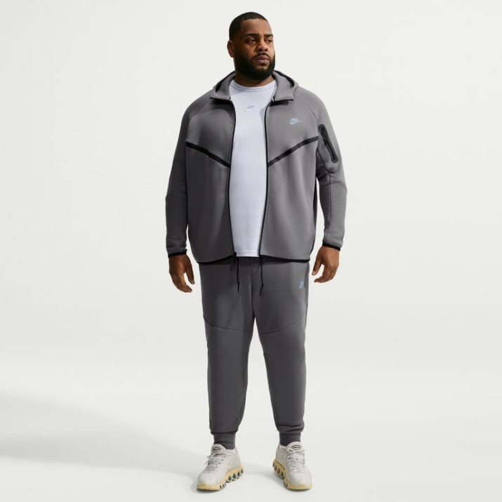 Мужские спортивные штаны Nike Tech Fleece Smoke Grey/Football Blue, s.XL