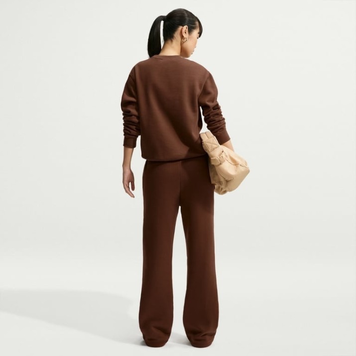 Женские спортивные штаны Nike Studio Fleece Medium Cacao Wow/Sail, s.M