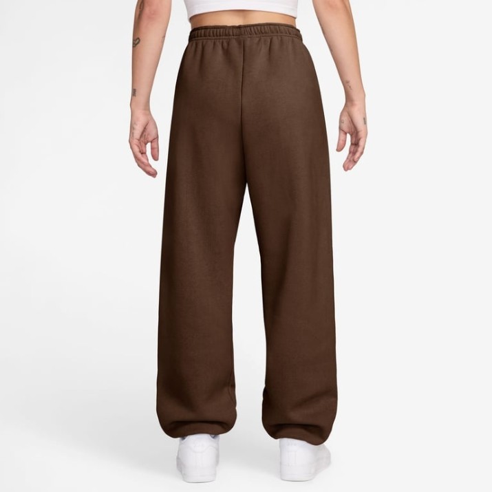 Женские спортивные штаны Nike Studio Fleece Medium Weight Cacao Wow/Sail, s.XL