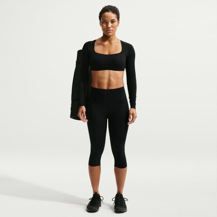 Bustieră Nike Zenvy Black/Cool Grey, s.S