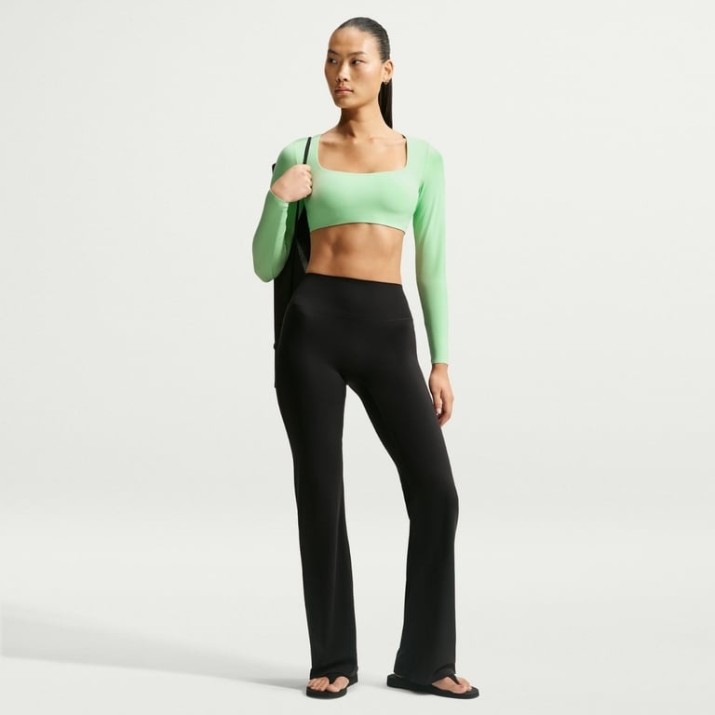 Bustieră Nike Zenvy Cucumber Calm/Cool Grey, s.XL