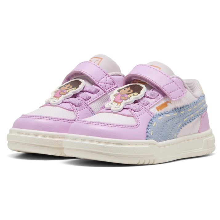 Ghete pentru copii Puma Caven III Dora Ac+ Inf Mauve Glow/Chambray Blue/Powder Pink, s.20