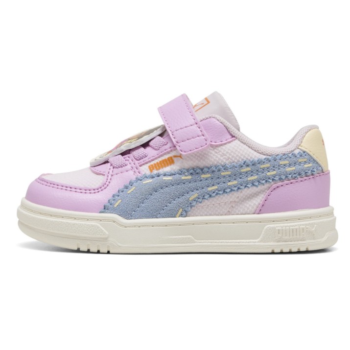 Кеды детские Puma Caven III Dora Ac+ Inf Mauve Glow/Chambray Blue/Powder Pink, s.21
