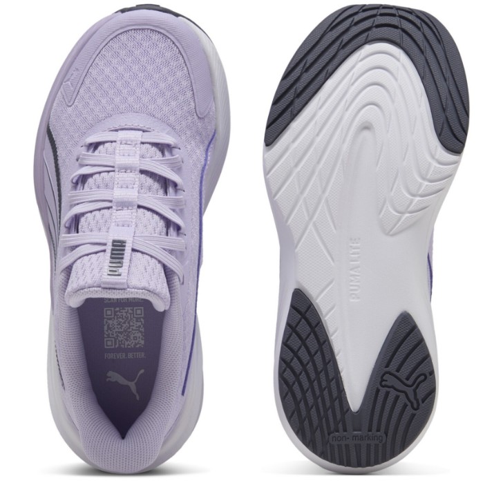 Adidași pentru copii Puma Dasher Lite Sliptech Ps Light Lavender/Inky Depths/Puma White, s.31.5