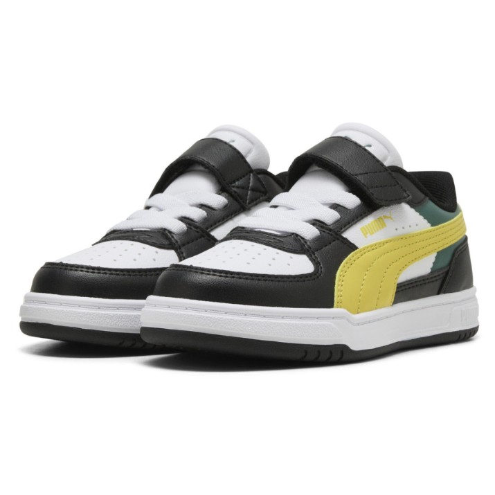 Ghete pentru copii Puma Puma Caven III Block Ac+ Ps Puma Black/Citrus Bloom/White, s.28