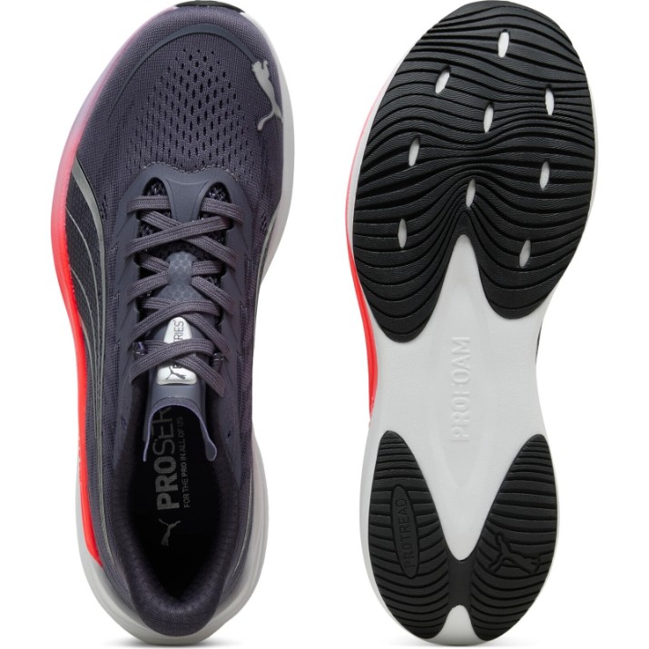 Adidași pentru bărbați Puma Darter Pro 2 Inky Depths/Ultra Red/Light Lavender, s.44