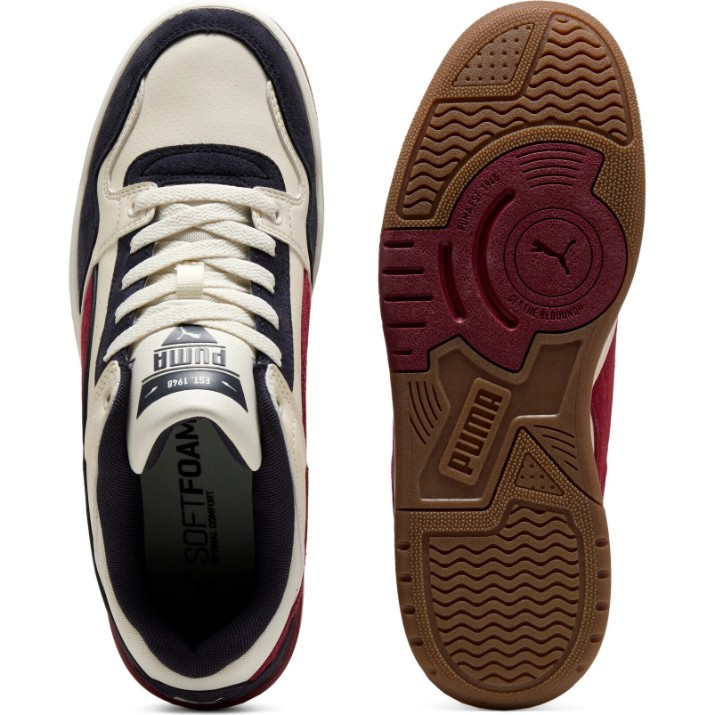 Ghete pentru bărbați Puma Rebound Retro Sd Frosted Ivory/Garnet Glow/New Navy, s.42