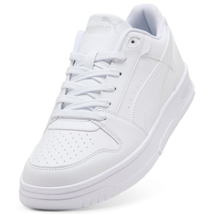 Ghete pentru bărbați Puma Rebound Slam Lo Glacial Gray/White, s.40