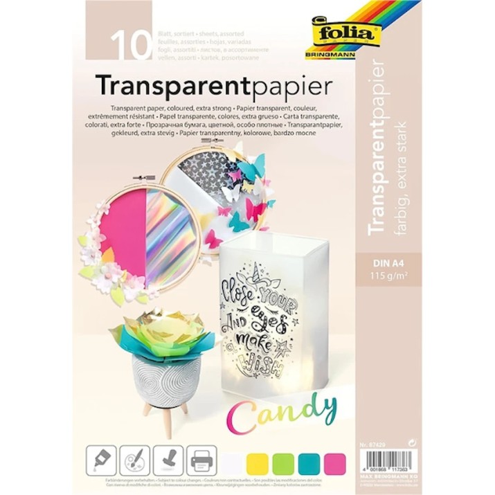 Set pentru creatie Folia Candy A4 10pcs (87429)