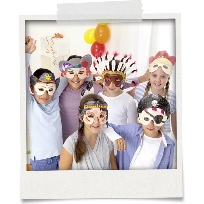 Set pentru creatie Folia Kinder Masken 6pcs (23219)