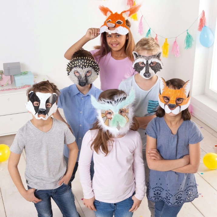 Set pentru creatie Folia Kinder Masken 6pcs (23259)