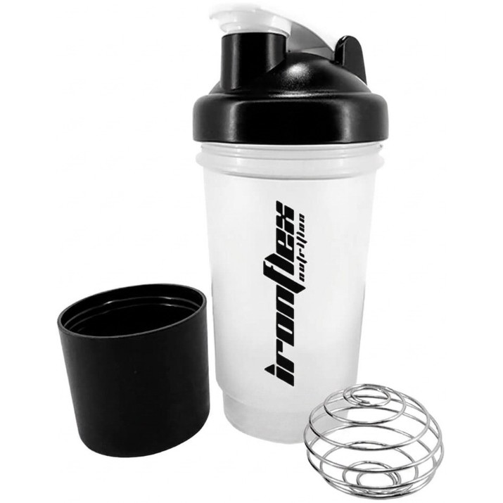 Шейкер для спортивного питания IronFlex Transparent 500ml
