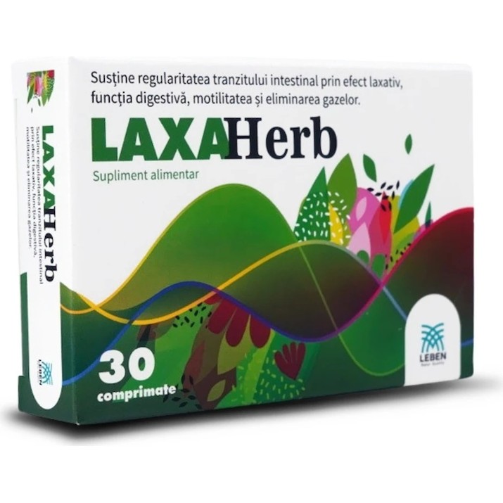 Supliment alimentar Leben Laxaherb SBA 30tab