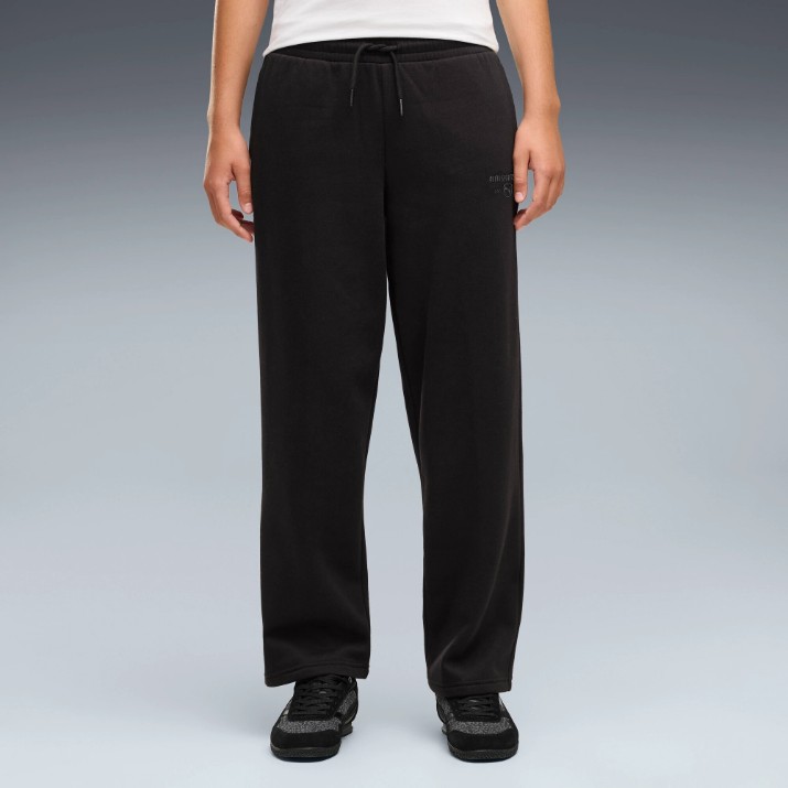 Pantaloni spotivi pentru copii Puma Class Straight Leg Puma Black, s.152