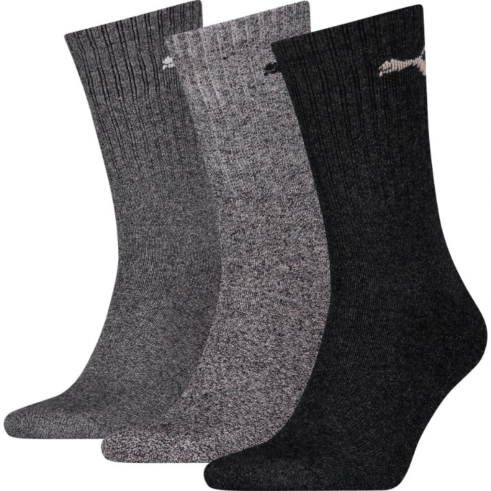 Сiorapi pentru copii Puma Crew Sock 3P Anthracite/Grey, s.35-38