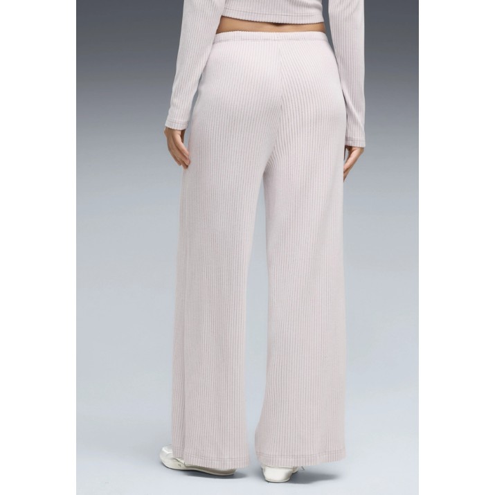 Детские спортивные штаны Puma Essentials Ribbed Wide Leg Soft Misty Pink Heather, s.152