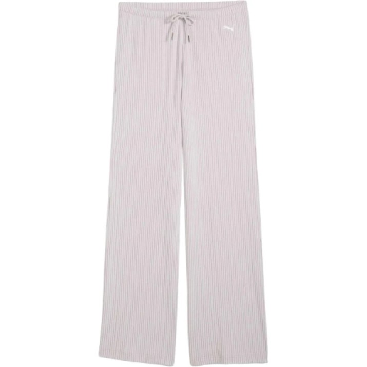 Детские спортивные штаны Puma Essentials Ribbed Wide Leg Soft Misty Pink Heather, s.176