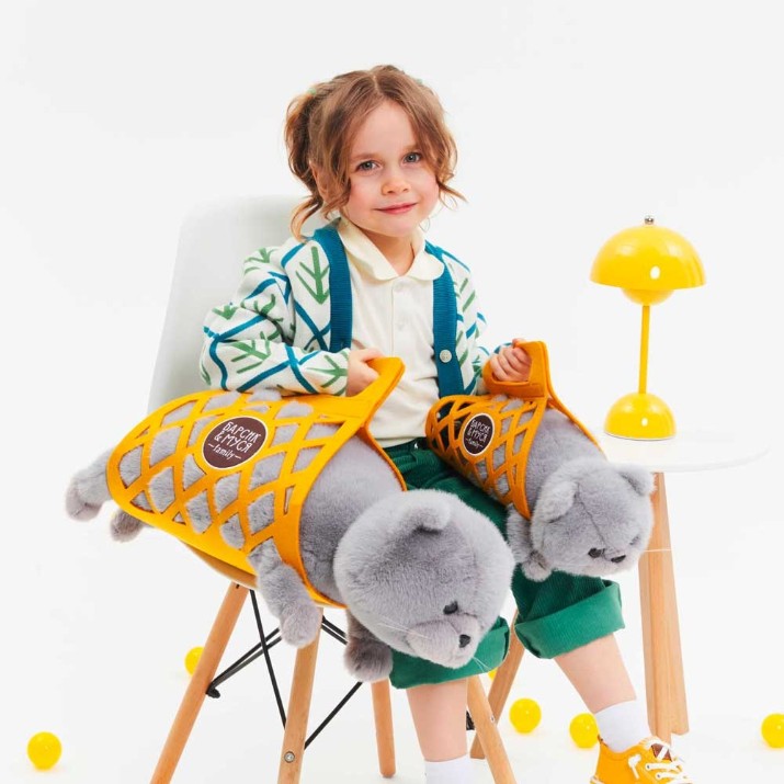 Мягкая игрушка Orange Toys Milo The Grey Cat 56cm (B1002/56)