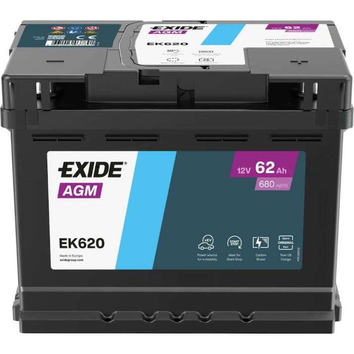Автомобильный аккумулятор Exide AGM EK620