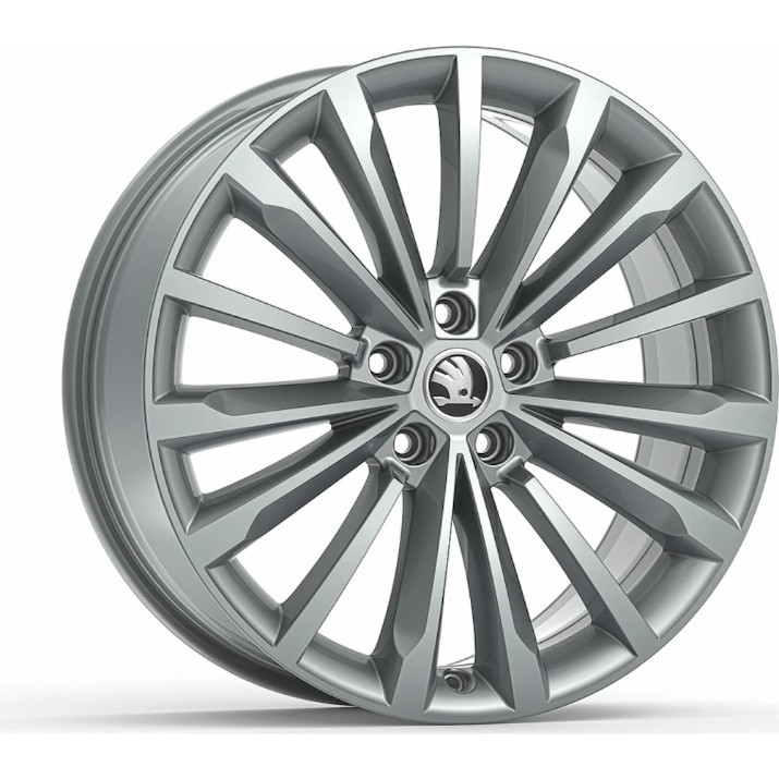 Диски автомобильные Skoda Trinity Metallic Anthracite 8JX19 ET44 (3V0071499FHA7)