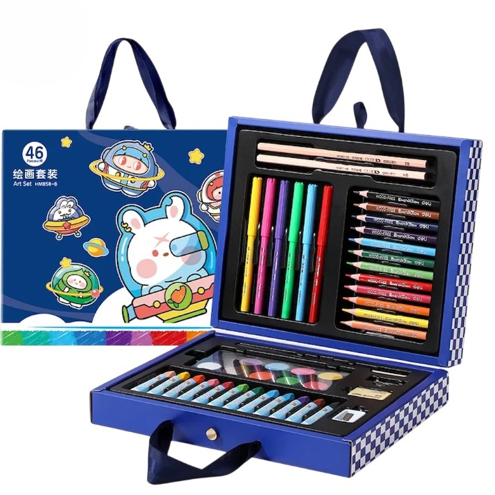 Детский набор для рисования Deli 46 pcs (DLHM958-B)
