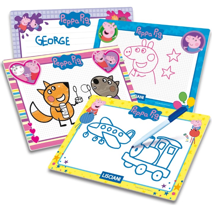 Set de desen Lisciani Drawing School Peppa Pig (92215)