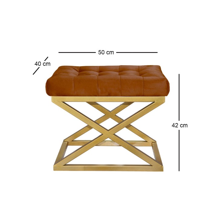Пуф Atelier Del Sofa Capraz Gold Terracota