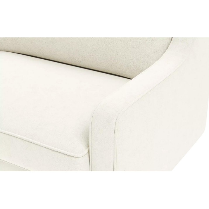 Fotoliu Atelier Del Sofa Robin 1 Milk Froth Walnut