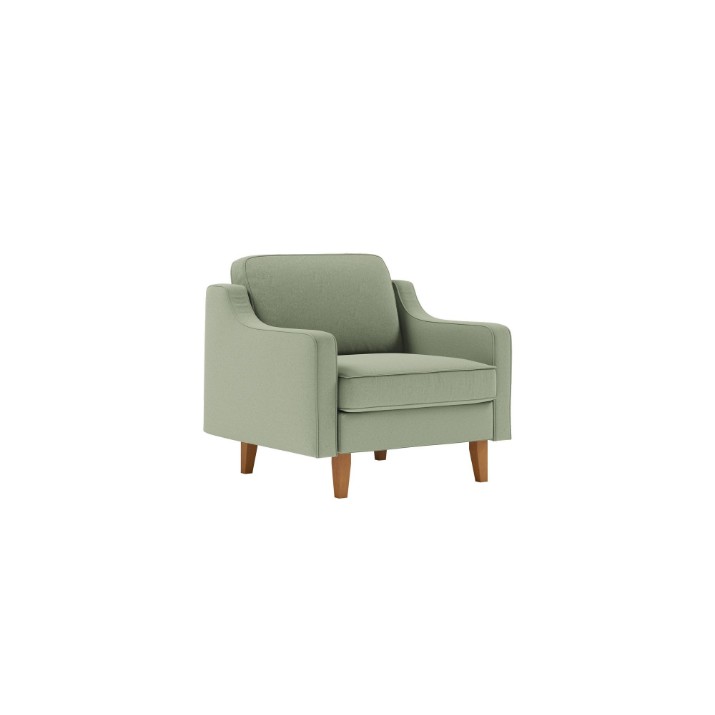 Кресло Atelier Del Sofa Robin 1 Sea Green Walnut