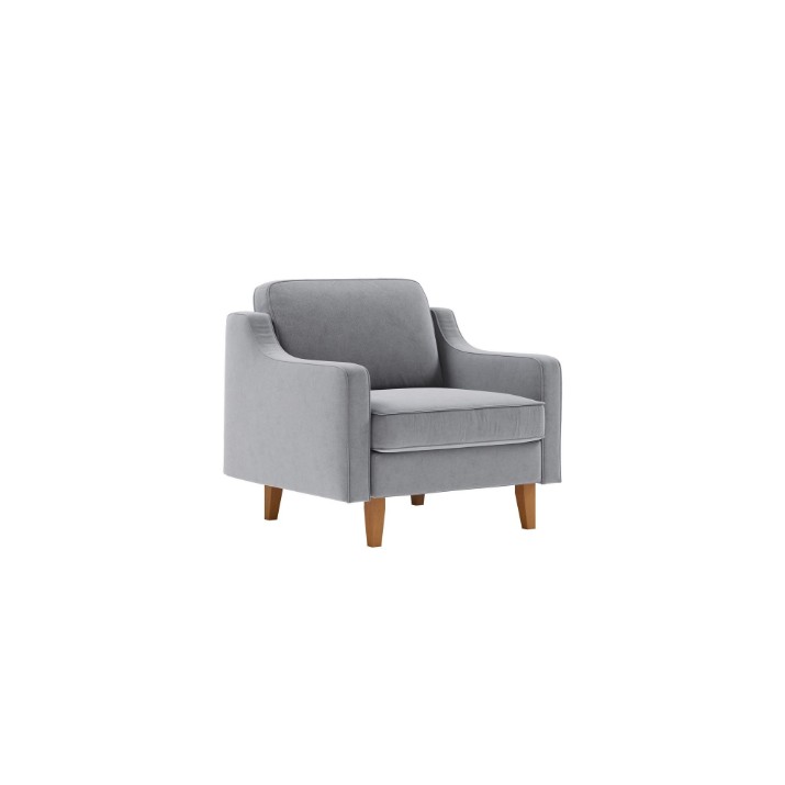 Fotoliu Atelier Del Sofa Robin 1 Fog Grey Walnut