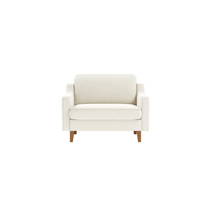 Кресло Atelier Del Sofa Robin Loveseat Milk Froth Walnut