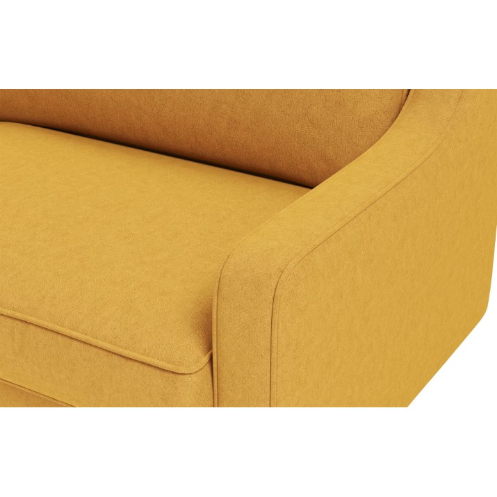 Fotoliu Atelier Del Sofa Robin Loveseat Mustard Walnut