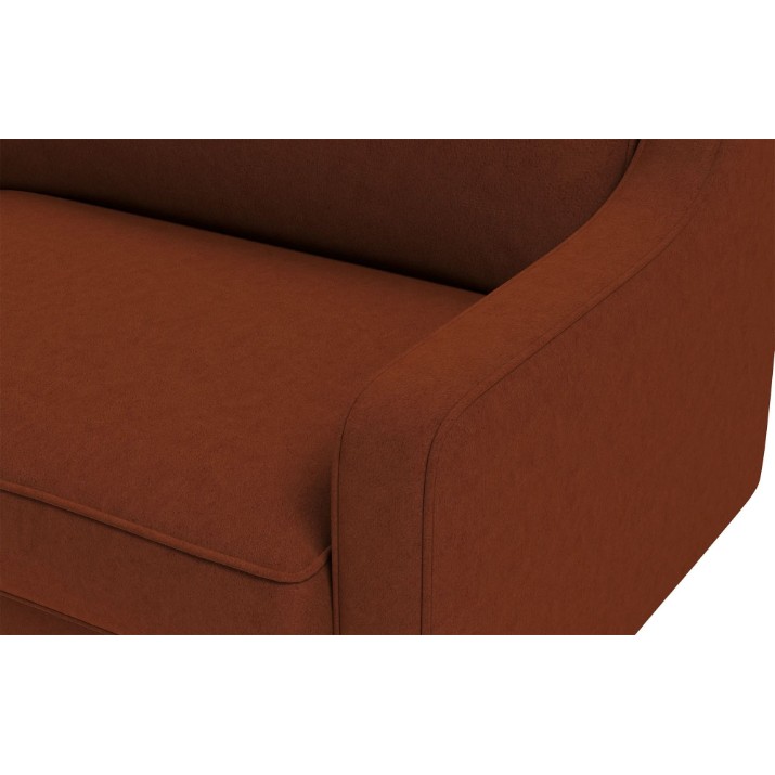 Fotoliu Atelier Del Sofa Robin Loveseat Tile Red Walnut