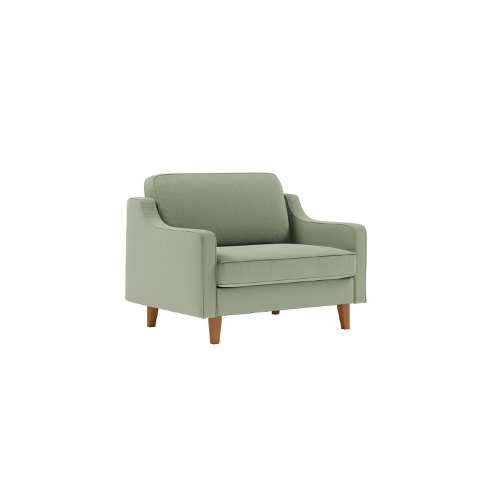 Кресло Atelier Del Sofa Robin Loveseat Sea Green Walnut