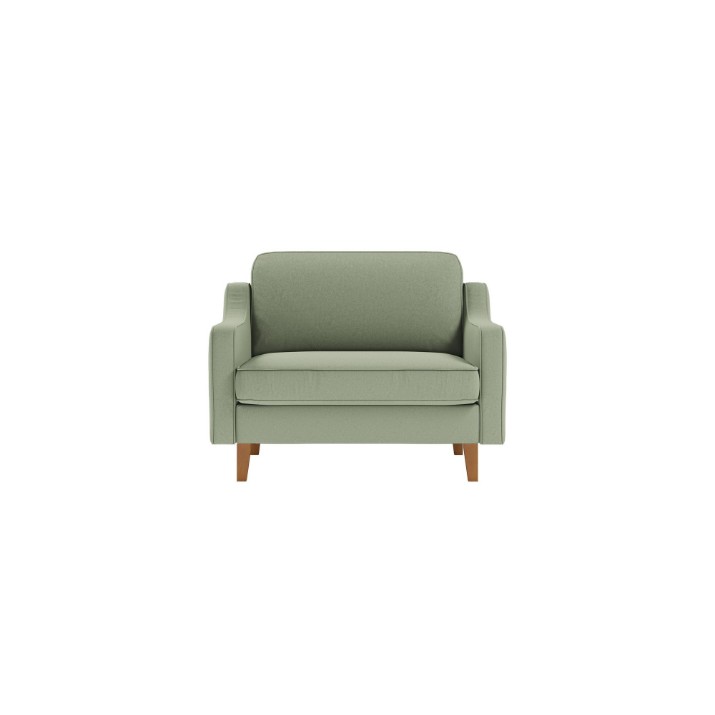 Кресло Atelier Del Sofa Robin Loveseat Sea Green Walnut