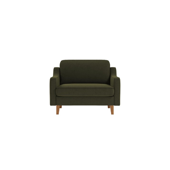 Кресло Atelier Del Sofa Robin Loveseat Oil Green Walnut