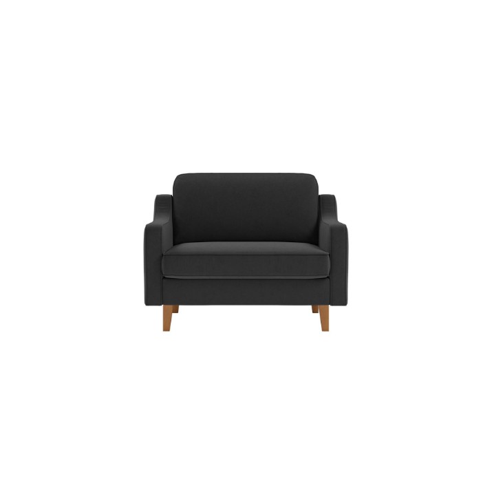 Fotoliu Atelier Del Sofa Robin Loveseat Night Grey Walnut