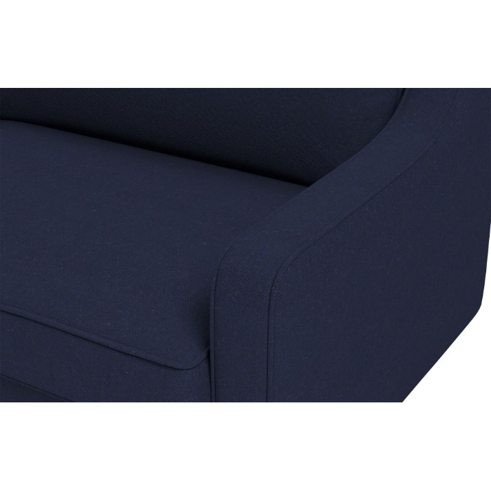 Fotoliu Atelier Del Sofa Robin Loveseat Night Blue Walnut
