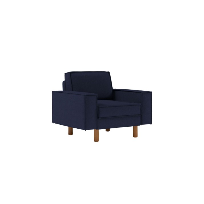Кресло Atelier Del Sofa Sparrow 1 Night Blue Walnut