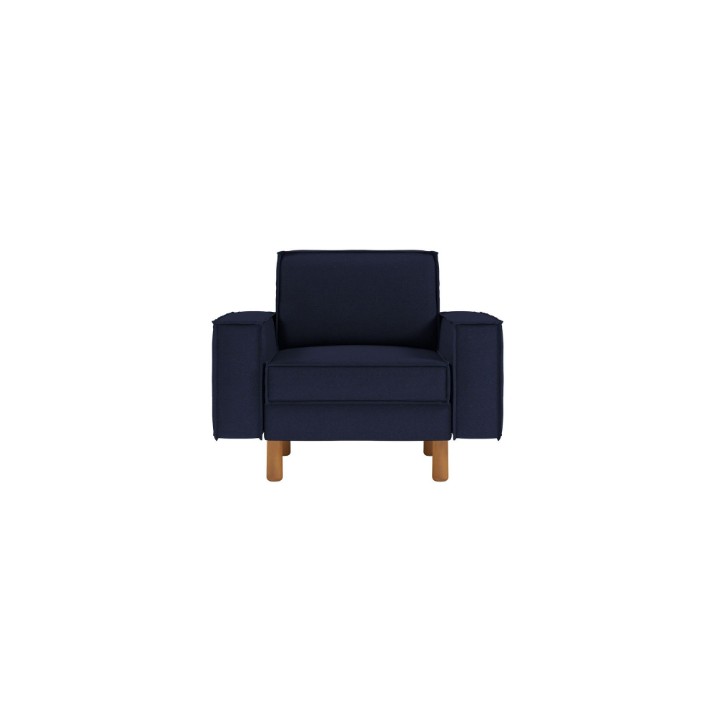 Кресло Atelier Del Sofa Sparrow 1 Night Blue Walnut