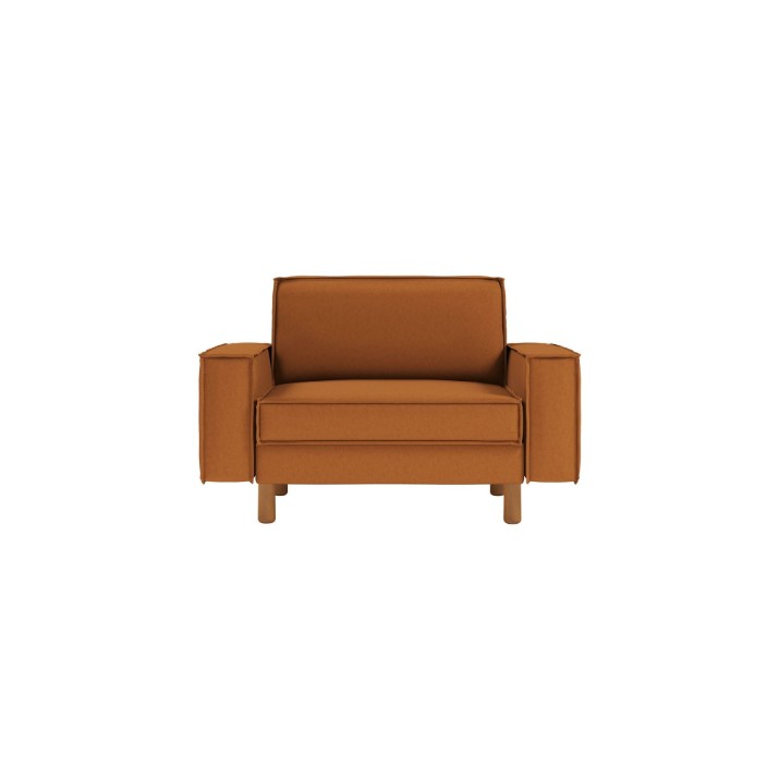 Fotoliu Atelier Del Sofa Sparrow Loveseat Caramel Walnut